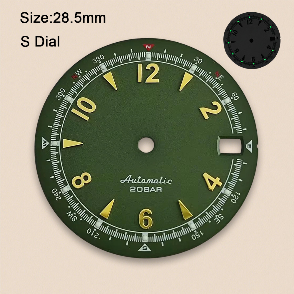 Nh35 Dial S Logo 28,5 мм Ретро – обзор и цена Reel Case