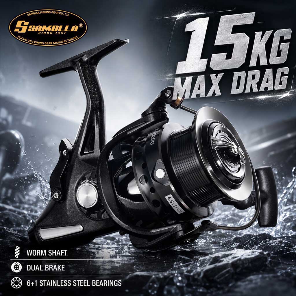Катушка для спиннинга SAMOLLA  – обзор и цена Reel Drag Knob